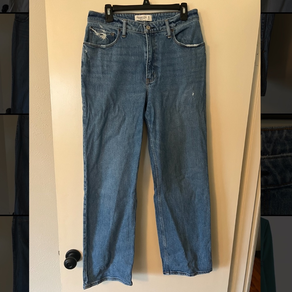 Abercrombie sz 30 90s relaxed jean medium wash